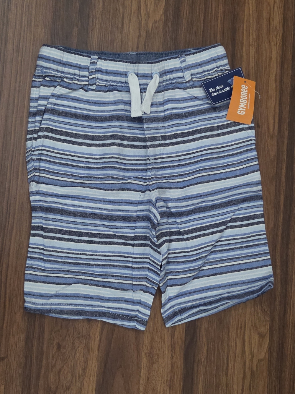 Gymboree Blue And White Striped Shorts